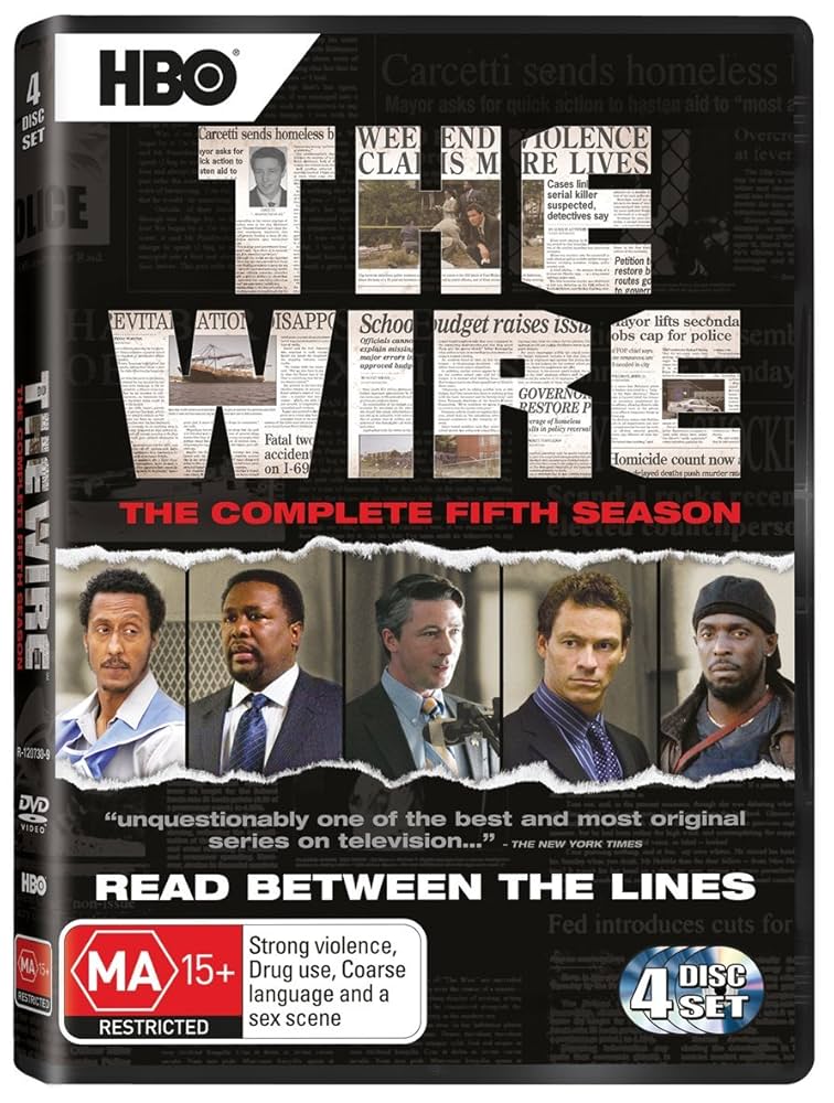 Amazon.com: The Wire Season 5 | 4 Discs | NON-USA Format